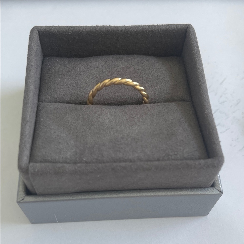 David Yurman Twisted Gold Ring